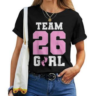 Team Girl 2026 Gender Reveal Baby Announcement Matching Women T-shirt - Thegiftio UK