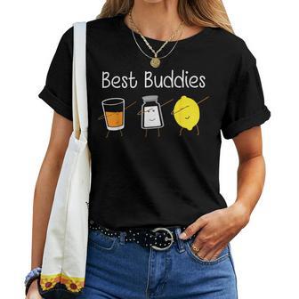 Tequila Beste Freunde Dabbing Zitronesalz Und Tequila T-shirt Frauen - Seseable