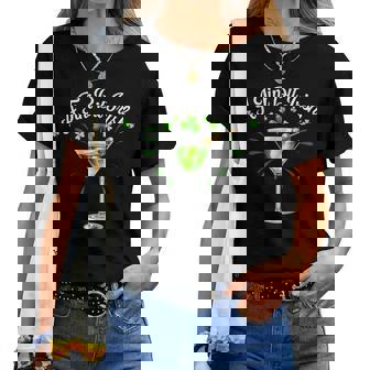 A Tiny Bit Irish Lucky Irish Girls St Patrick's Day Womens Women T-shirt - Thegiftio