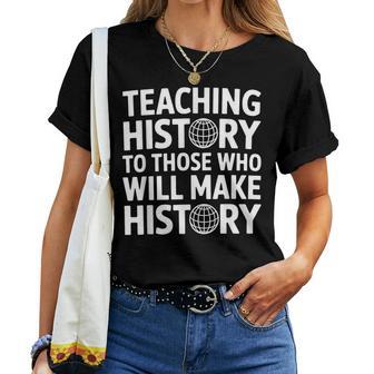 History Teacher Appreciation Teachingocialtudies レディースTシャツ - Kawaiitshirt