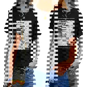 Trashed Panda Racoon Trend レディースTシャツ - Kawaiitshirt