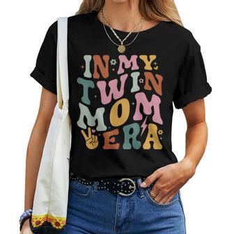 In My Twin Mom Era Mama Pregnancy Announcement Women T-shirt - Thegiftio