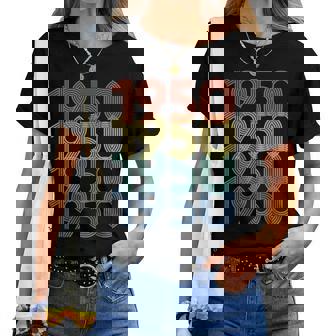 Vintage 1950 75 Años Para Hombres Y Es 75 Cumpleaños Camiseta de mujer - Regaloses