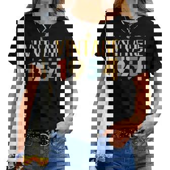 Vintage 1954 Divertido 72 Cumpleaños Hombre 72 Años Camiseta de mujer - Regaloses