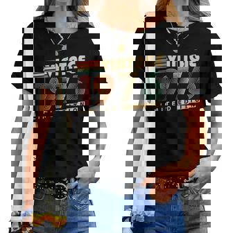 Vintage 1976 Rétro Cadeau 50 Ans Anniversaire Hommes S T-shirt femme - Cadeauxyz