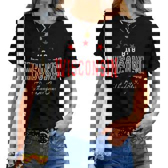 Vintage Wisconsin Throwback Classic Women T-shirt - Thegiftio