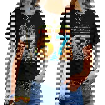 I Was 6 Now I'm 7 Birthday 67 Meme Capybara キッズ 男の子 女の子 レディースTシャツ - Kawaiitshirt