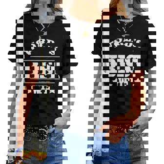 World's Best Wife 面白いウェディングギフトシャツ レディースTシャツ - Kawaiitshirt