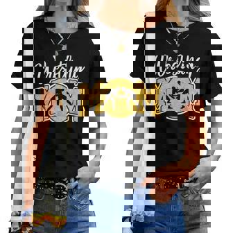 Wrestling Mom Wrestle Wrestler Parent Mother Mama Women T-shirt - Thegiftio