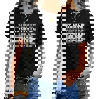 You May Be Drunk レディースTシャツ - Kawaiitshirt