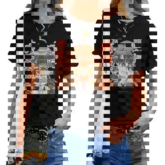 ひなビタスタンプ まり花01「絶対大丈夫だよっ！」 レディースTシャツ - Kawaiitshirt