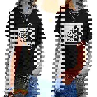 ザ・ホース・フェイス The Horse Face 午年 馬【十二支 干支】2026年 ブランド パロディ 長袖tシャツ レディースTシャツ - Kawaiitshirt