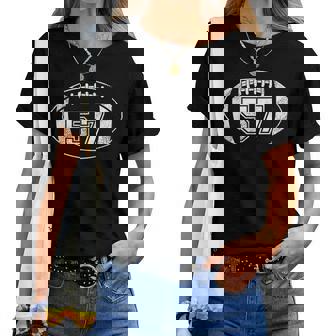 フットボール選手 57 Football Mom Dad ジャージ 57 代表チーム。 レディースTシャツ - Kawaiitshirt