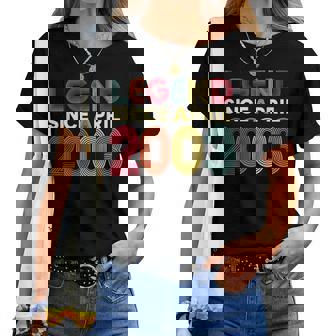 レジェンド 2003年4月 23歳の誕生日 男性 女性 23歳 レディースTシャツ - Kawaiitshirt