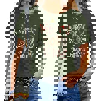 Be-Merry Be Jolly Be Kind Christmas Teacher Xmas Holiday Women T-shirt | Mazezy