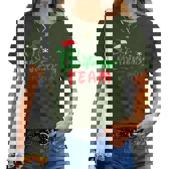 Christmas Team Cadeau Drôle Noël Groupe Famille Homme Manche Longue T-shirt femme - Cadeauxyz