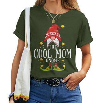 The Cool Mom Gnome Christmas Matching Women T-shirt - Thegiftio UK