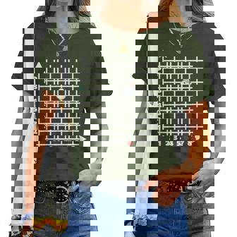 Coordinate 67 Math Teacher 67 Math Christmas Santa Women T-shirt | Mazezy