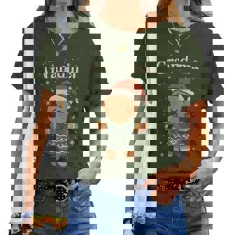 Cute Grandma Gingerbread Family Matching Christmas Women Women T-shirt | Mazezy