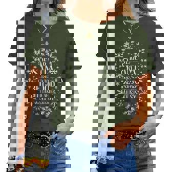 Dear Santa I Tried To Be Good But I Take After Aunt Sissy Women T-shirt | Mazezy