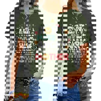 Don’T Make Me Angry Retro Christmas Family Pajamas For Mom Women T-shirt | Mazezy