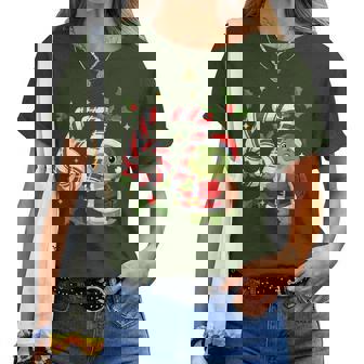 67 Meme Turtle Christmas Pjm Family Matching Women T-shirt | Mazezy