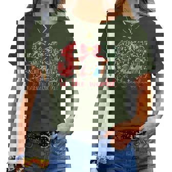 Joy To The World Christmas Nativity Christian Birth Of Jesus Women T-shirt | Mazezy