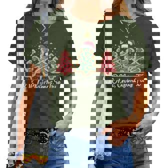 Oh Christmas Tree Cute Xmas Cookie Tree Holiday Vibes Women T-shirt | Mazezy