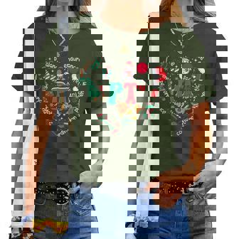 Physical Therapy Christmas Heart Pt Therapist Xmas Women Women T-shirt - Thegiftio