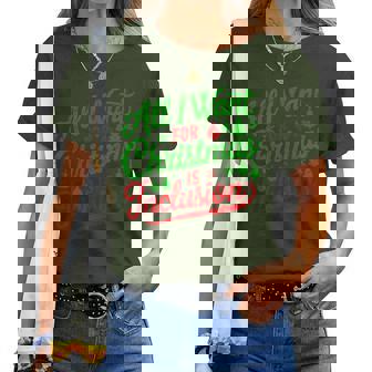 All I Want For Christmas Is Inclusion Teacher Kindergarten Women T-shirt | Mazezy