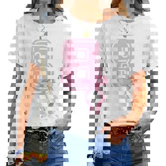 8Th Birthday Girl Coquette Pink Bows Eight Years Old Party Women T-shirt - Thegiftio