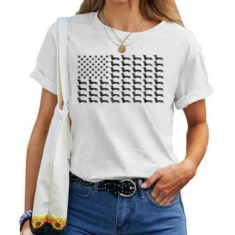 American Flag Dachshund Dog Paw Lover Patriotic 4Th Of July For Men Women T-shirt - Thegiftio UK