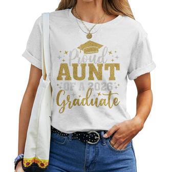 Aunt Senior 2026 Proud Aunt Of A 2026 Graduate Done 2026 Women T-shirt - Thegiftio UK