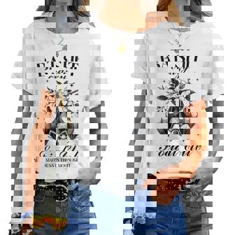 Batshit Crazy Social Club Madness In The Moonlight Halloween Women T-shirt | Mazezy