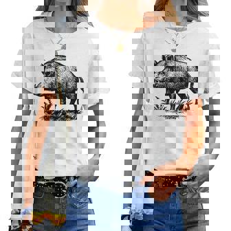 Cadeau De Chasse Auanglier Tenue De Chasseur De Porcauvage Pour Homme Et T-shirt femme - Cadeauxyz