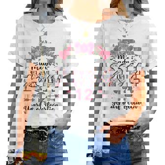 Cadeaux Floraux Pour 12E Anniversaire Pour S De 12 Ans Fabriqués En 2014 T-shirt femme - Cadeauxyz