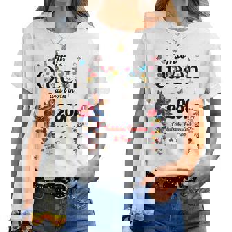 Cette Reine Est Née En 2001 Pour Anniversaire De Filles Et S T-shirt femme - Cadeauxyz