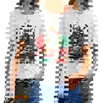 F40 Italy Supercar Black Horse Women T-shirt - Thegiftio