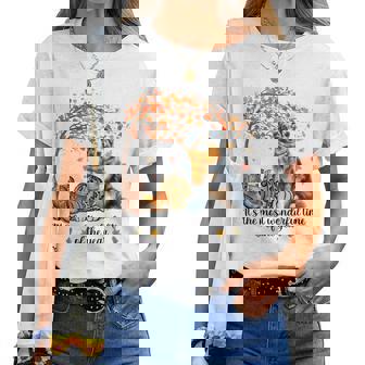 Fall Maple Tree Print Dog Lover Happy Thanksgiving Australian Shepherd Autumn Fall Women T-shirt | Mazezy