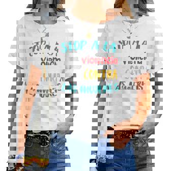 Feminista Moradatopiolencia Es 8M Marzo Camiseta de mujer - Regaloses