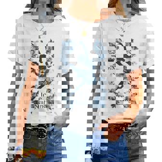 Floral Ice スケーター ダンシング スポーツ フィギュアスケート レディースTシャツ - Kawaiitshirt