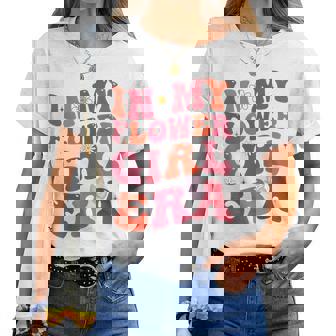 In My Flower Girl Era Retro Toddler Girl Wedding Cute Flower Women T-shirt - Thegiftio