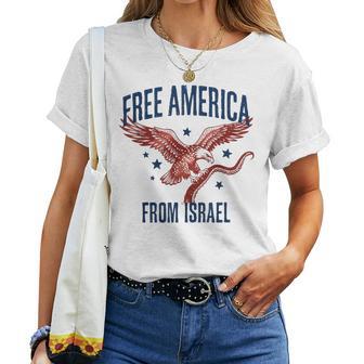 Free America From Israel For Womens Women T-shirt | Mazezy