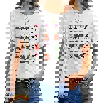 67 Meme Six Seven Puzzle Christmas Math Teacher Santa Women T-shirt | Mazezy