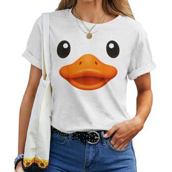 Duck Face Rubber Ducky Duckie Easy Halloween Costume Women T-shirt - Thegiftio UK