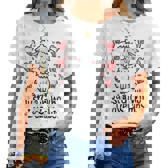 Lamb Lovers Just A Girl Who Loves Lambs Women T-shirt - Thegiftio