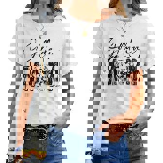 Golden Mom Golden Retriever Lover Dog Mama Retro Women T-shirt - Thegiftio