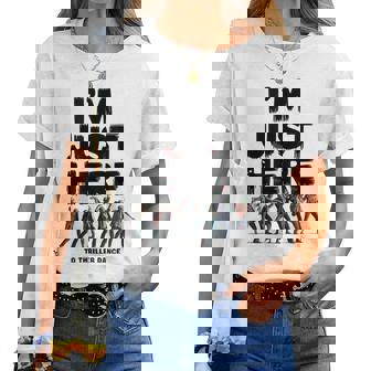 I'm Just Here To Thriller Dance Zombie Halloween Men Women T-shirt | Mazezy