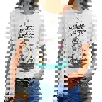 Je M'en Fou Juis La Future Mariée Bride Evjf Licorne T-shirt femme - Cadeauxyz