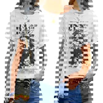 Jesus Is Lord Bible Verse Christian Back Women T-shirt | Mazezy